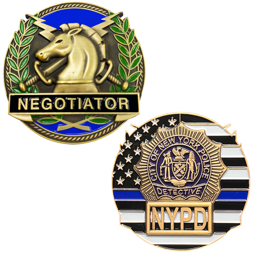 GL14 001 NYPD DETECTIVE New York City Police Negotiator Challenge