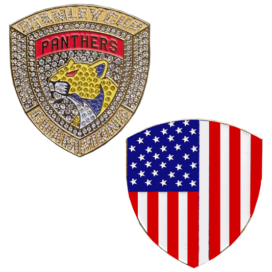 BL18-19 Hockey Cup Challenge Coin for Panthers Fans and Stanley Cup Fans