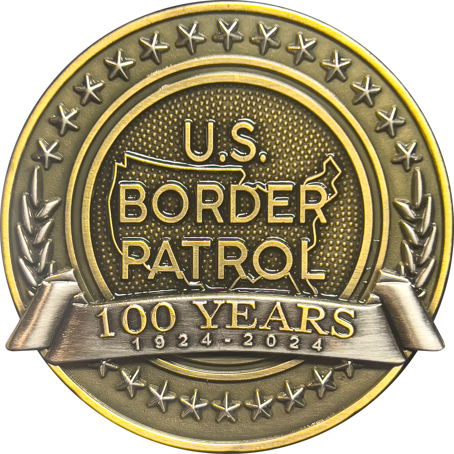 H-009 Border Patrol Agent 100th Anniversary Centennial Honor First CBP USBP Challenge Coin