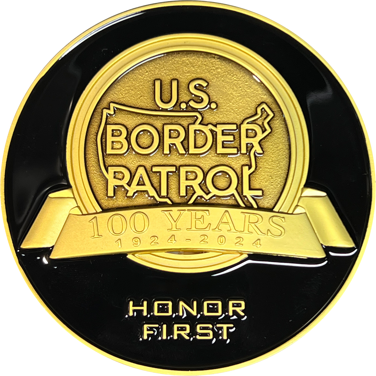 EL0-005 100th Anniversary Centennial Border BPA Patrol Agent Challenge Coin