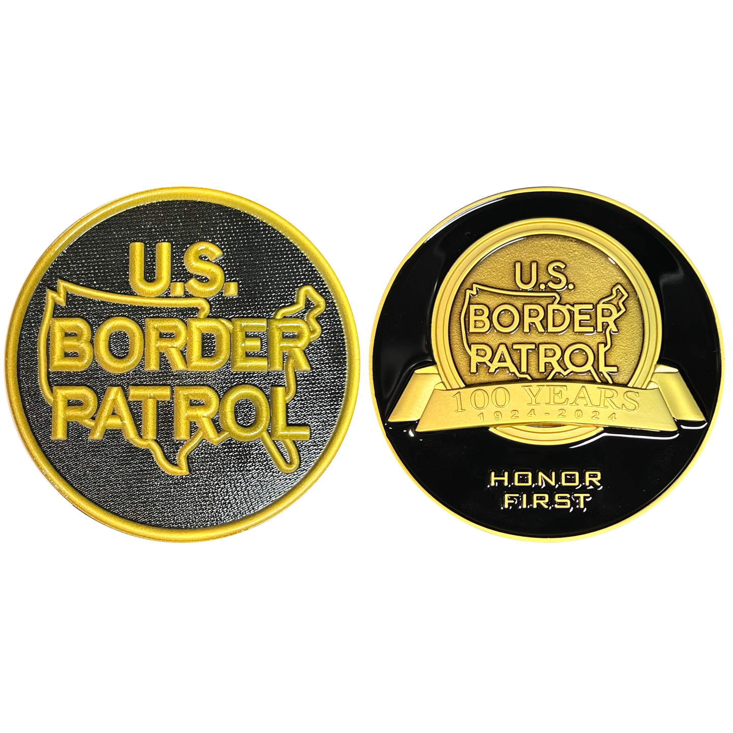 EL0-005 100th Anniversary Centennial Border BPA Patrol Agent Challenge Coin