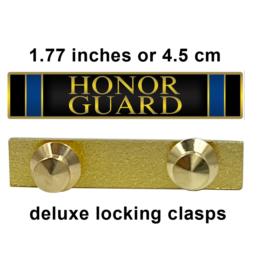 PBX-010-B Honor Guard commendation bar pin Thin Blue Line Police Uniform LAPD BPD NYPD CBP and more