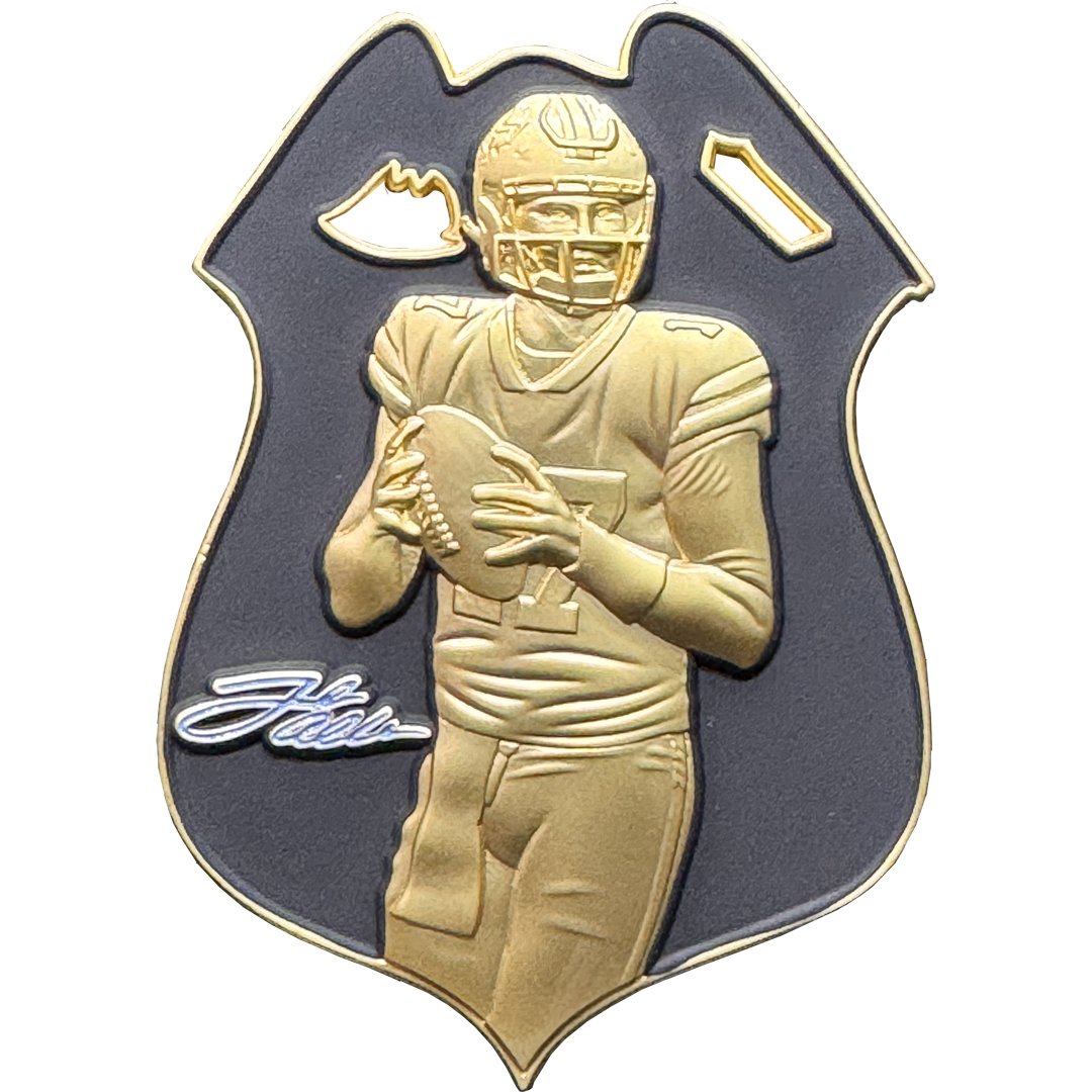 BL18-010 Buffalo QB City New York Police Special Detail Stadium Detail Challenge Coin