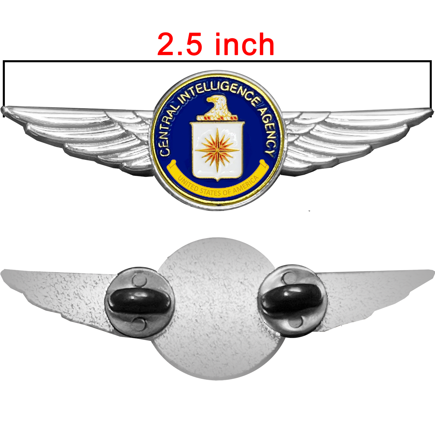 Full size CIA Pilot Aviation Operations Crew Wings pin Central Intelligence Agency