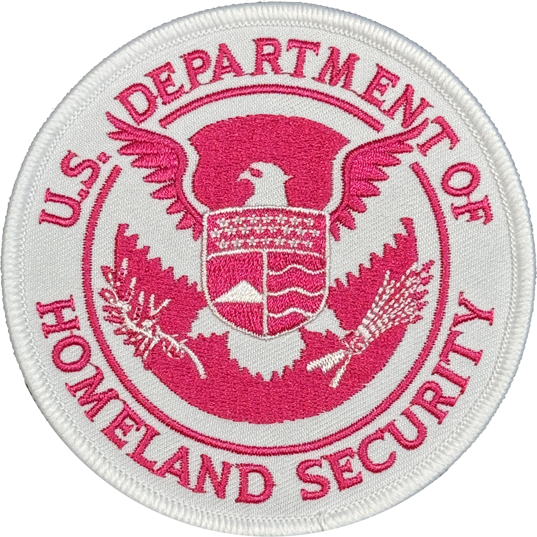 PBX-011-C Pink Breast Cancer Awareness Month CBP Officer Field Ops Border Patrol Agent HSI CIS Patch