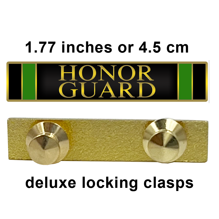 PBX-010-C Honor Guard commendation bar pin Thin Green Line Police Uniform Sheriff Border Patrol Army Marines