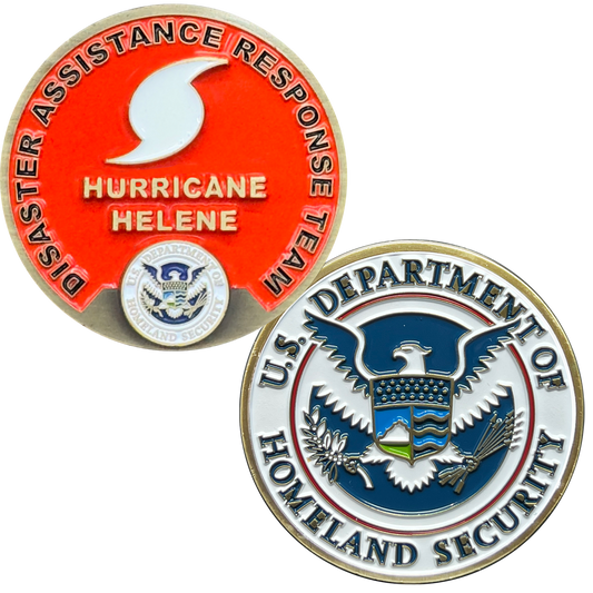 I-006 Hurricane Helene DART Disaster Assistance Response Team CBP FEMA Challenge Coin ICS