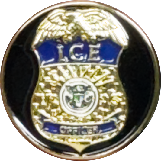 PBX-013-G ICE Officer Lapel Pin Immigration and Customs Enforcement