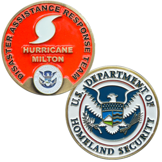 LL-010 Hurricane Milton DART Disaster Assistance Response Team CBP FEMA Challenge Coin ICS