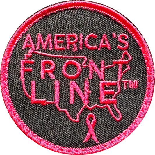 DL4-12 Pink Ribbon Breast Cancer Awareness CBP Officer Border Patrol Agent Patch NYPD FBI LAPD