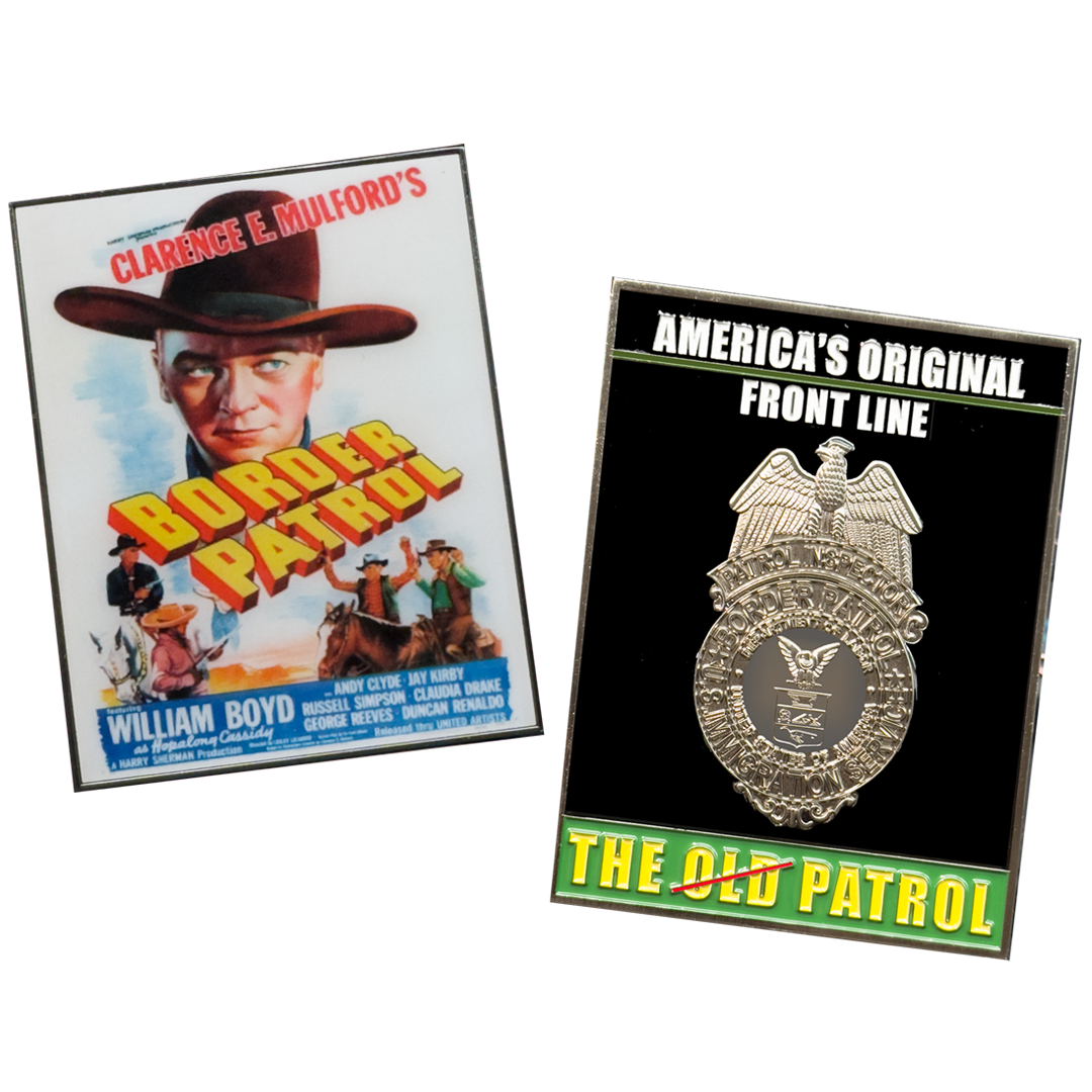 J-010 Border Patrol Agent Vintage Movie Poster Old Patrol not CBP