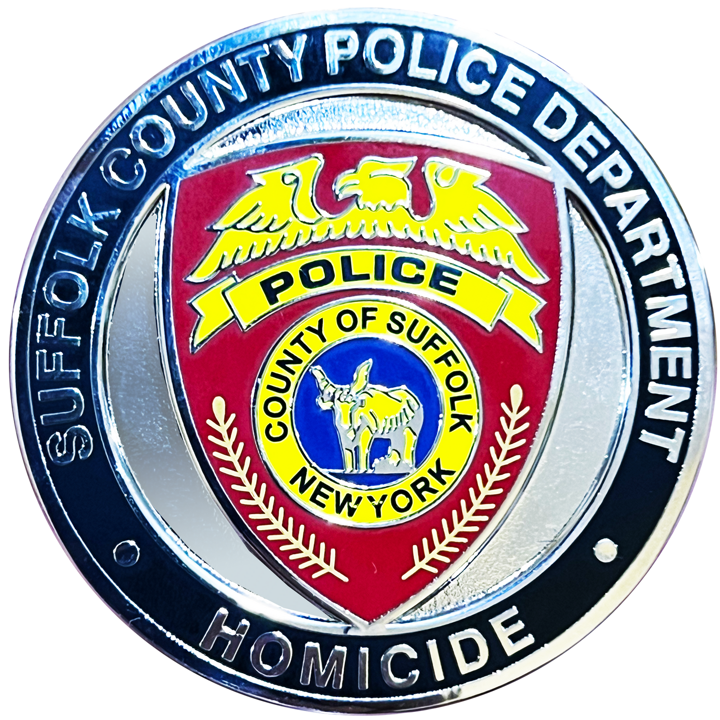 DL6-03 SCPD Suffolk County Police Department Gilgo Beach Serial Killer Homicide Challenge Coin