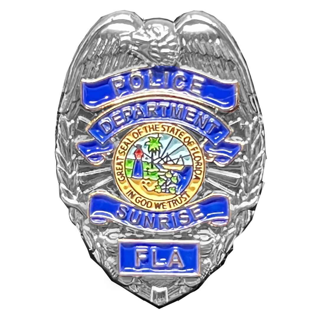 DL3-06 City of Sunrise Florida Police Department lapel pin