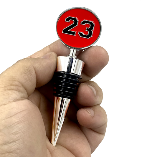 EL7-020 23 Wine Bottle Stopper Jordan gift MJ present Bulls