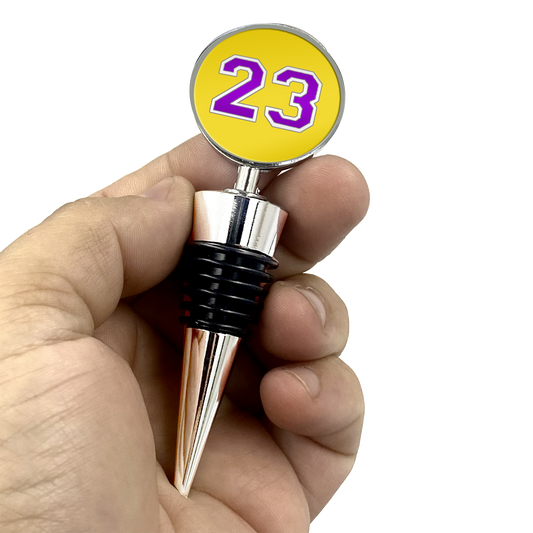 EL8-020 23 Wine Bottle Stopper Lebron gift present