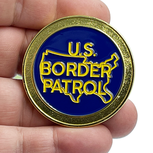 BL5-011 Border Patrol Challenge Coin BPA Patrol Agent Honor First CBP