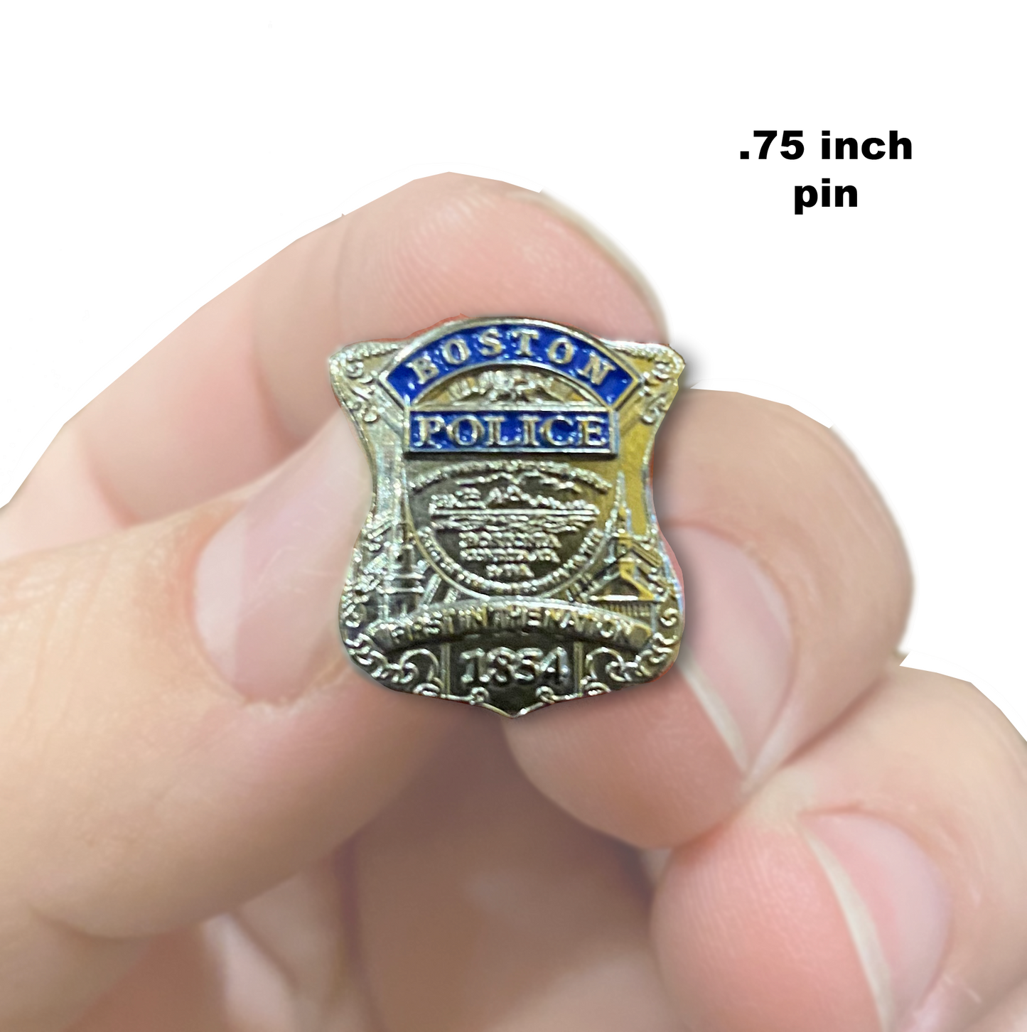 CC-018 Boston Police Officer Lapel Pin