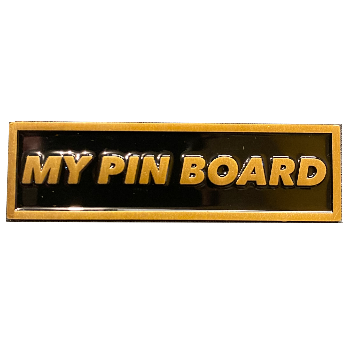 DL6-07 Pin Board name plate pin for pin collectors pin board collections (bronze)