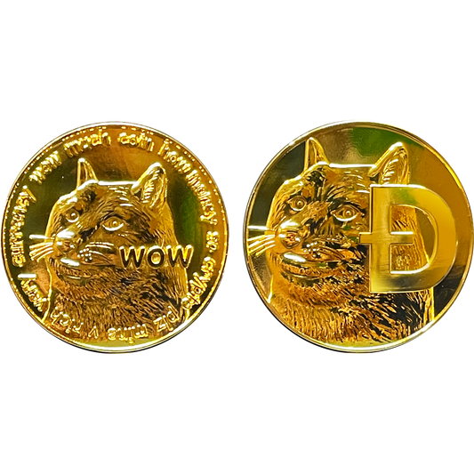 BL12-003 Dogecoin 2 oz doge Commemorative Challenge Coin Limited Edition Crypto Collectible