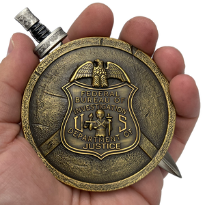 FBI Medallion Double ID Credential Wallet