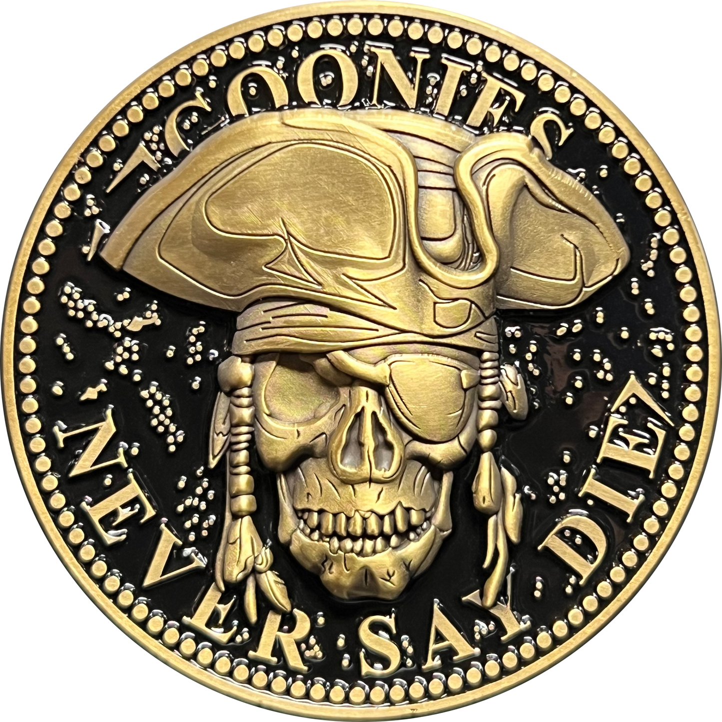 GL14-006 Goonies Astoria Police Challenge Coin Goonies Never Say Die One Eyed Willie