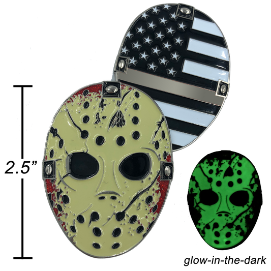 K-022 Thin Gray Line COrrections Jason Voorhees CO Goalie Mask Friday the 13th Correctional Officer