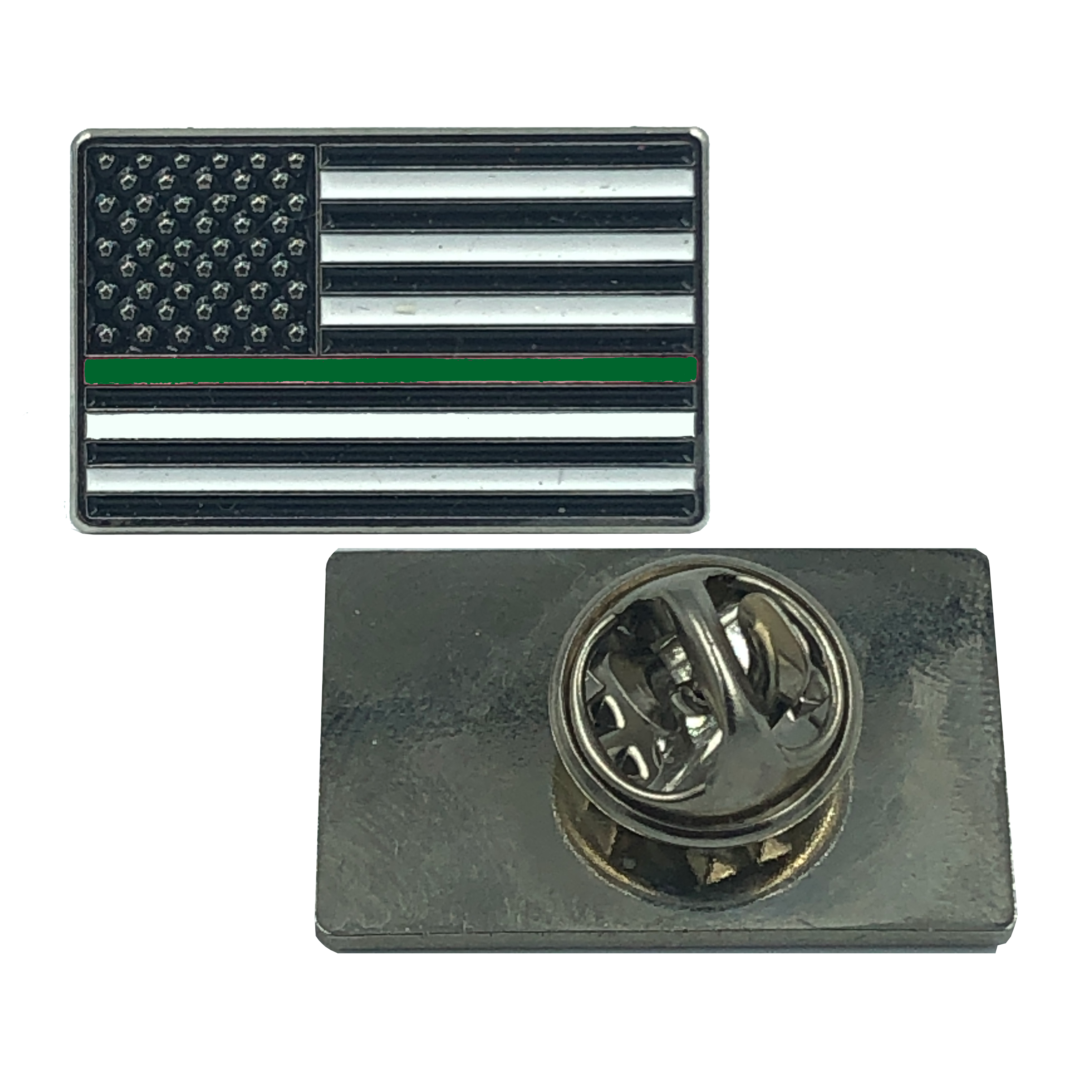 CL6-002 Thin Green Line Flag Pin: Border Patrol, CBP, Army, Sheriff,  Security