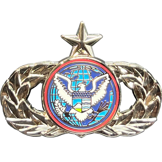 GL4-012 CBP Field Operations Border Patrol Air and Marine Ops  jump wings style Homeland uniform pin