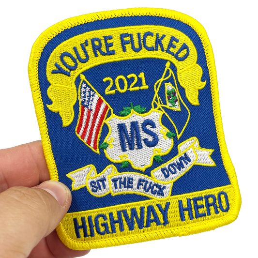 EL4-011 Trooper Matthew Spina inspired Connecticut Highway Patrol Police Parody Patch