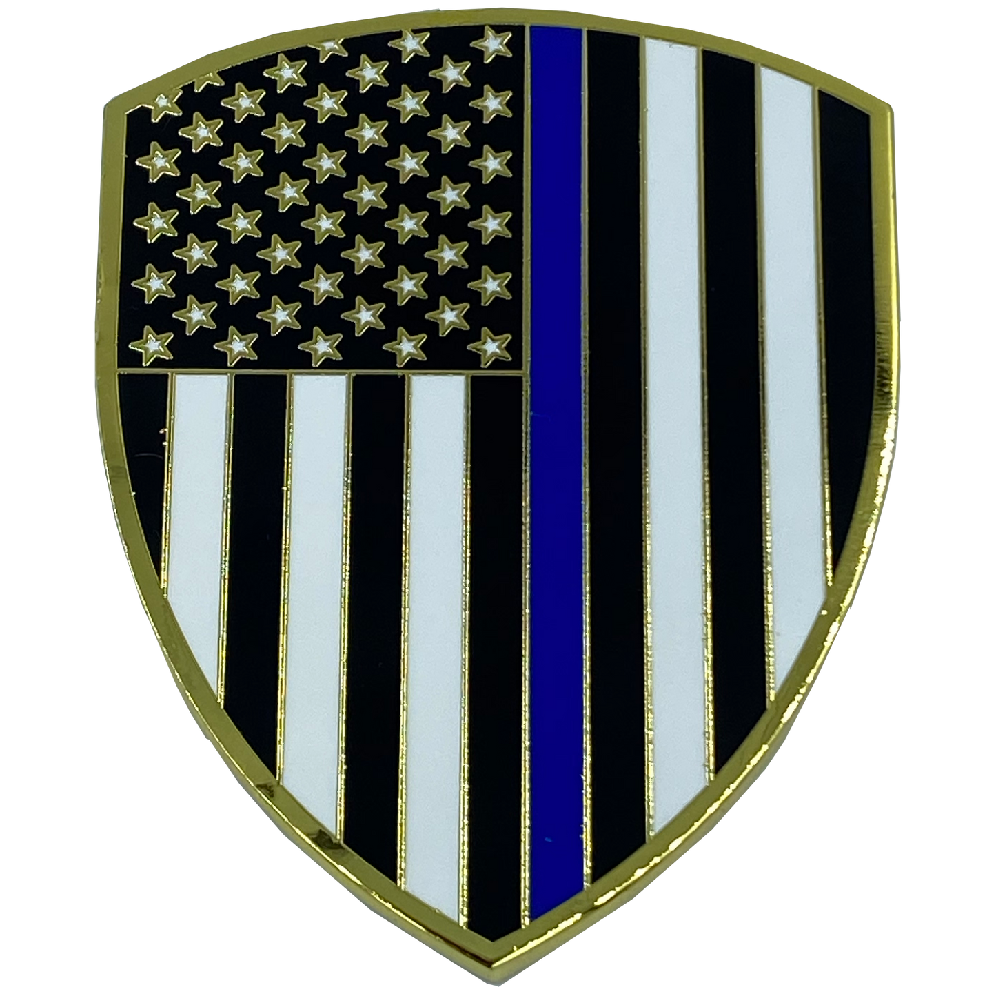 DL10-09 LI Suffolk County Police Department Long island Dept. Challenge Coin thin blue line SCPD