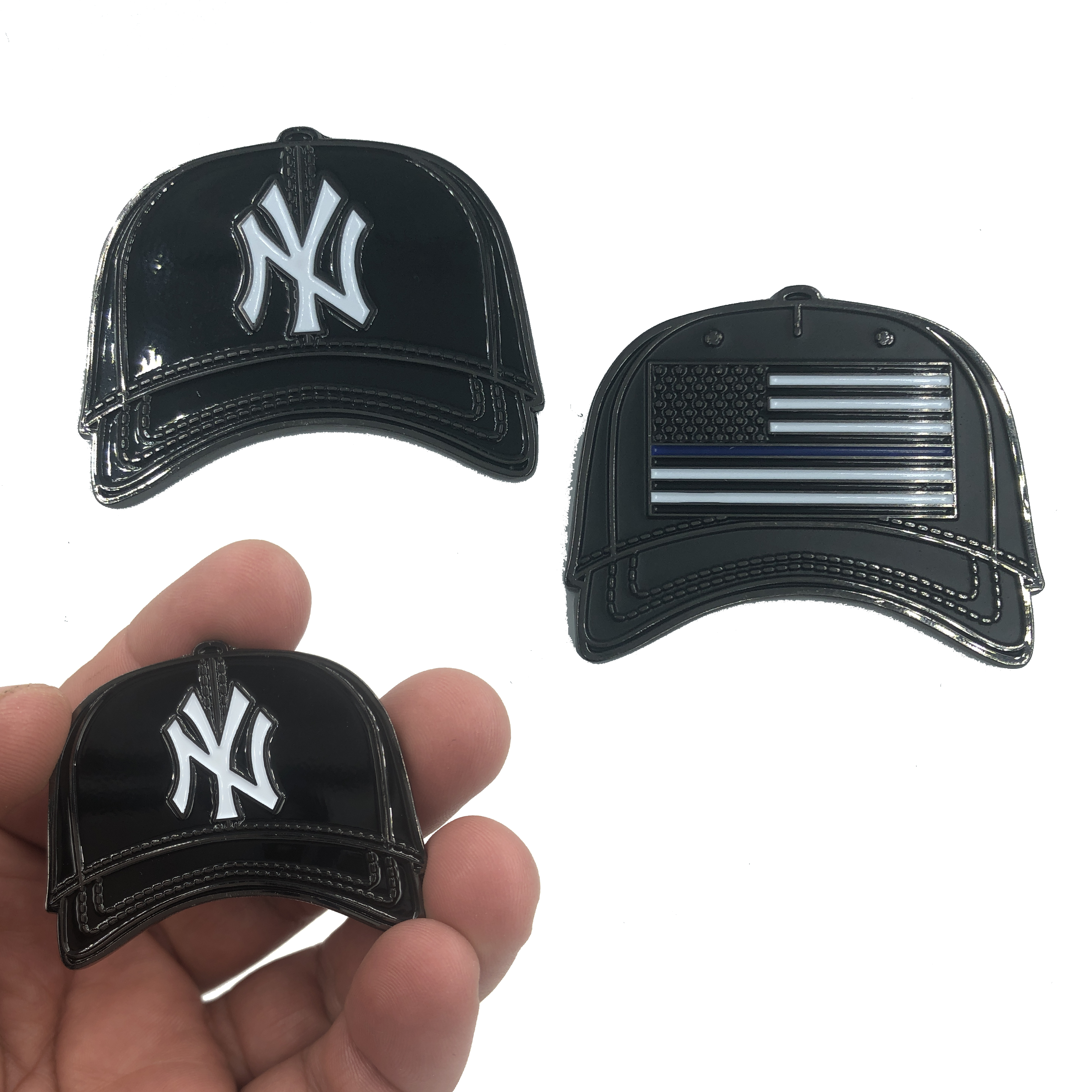 FF-011 New York Yankees Hat Thin Blue Line Challenge Coin Police NYPD –  America's Front Line® www.AmericasFrontLine.com