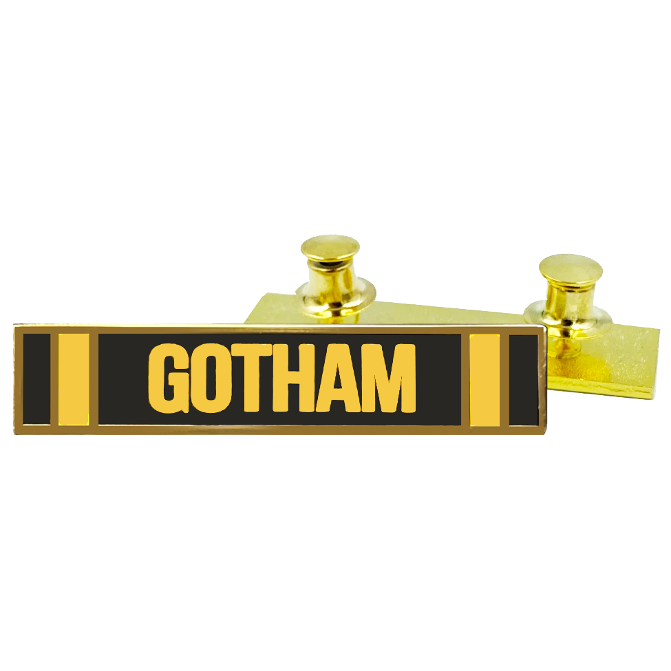 EL13-023 Gotham City Police Department GCPD commendation bar pin Police Style LAPD NYPD CBP BPD