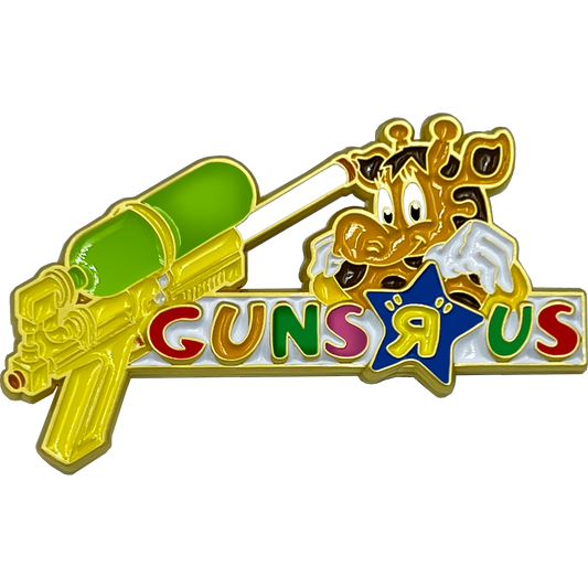 BL2-001-A Guns R Us Giraffe Pin super 2nd Amendment soaker