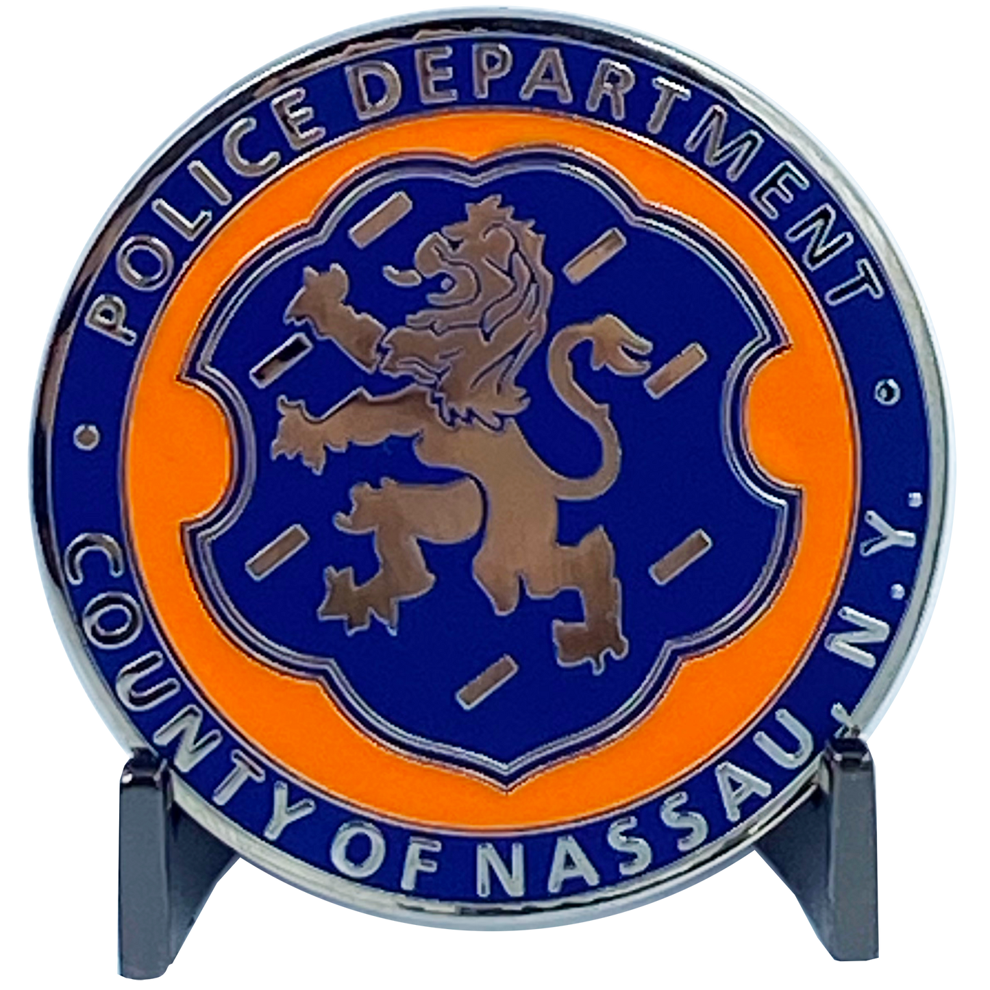 DL5-13 NCPD LI Nassau County Police Department Long island Dept. Challenge Coin thin blue line